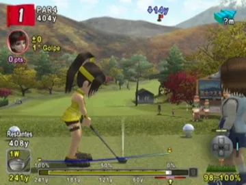 Hot Shots Golf Fore! screen shot game playing